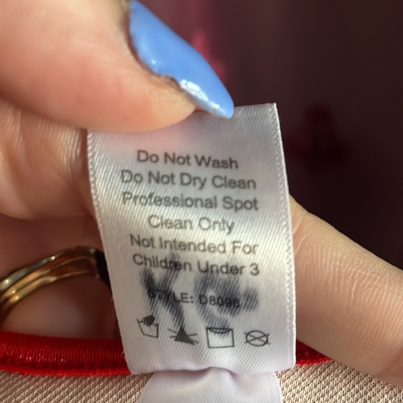 Balera Dance Costume Red Sequin Cut Out Leotard Size SA - Picture 8 of 9